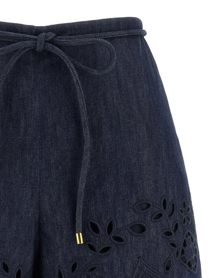 Zimmermann Mahon Shorts Blue