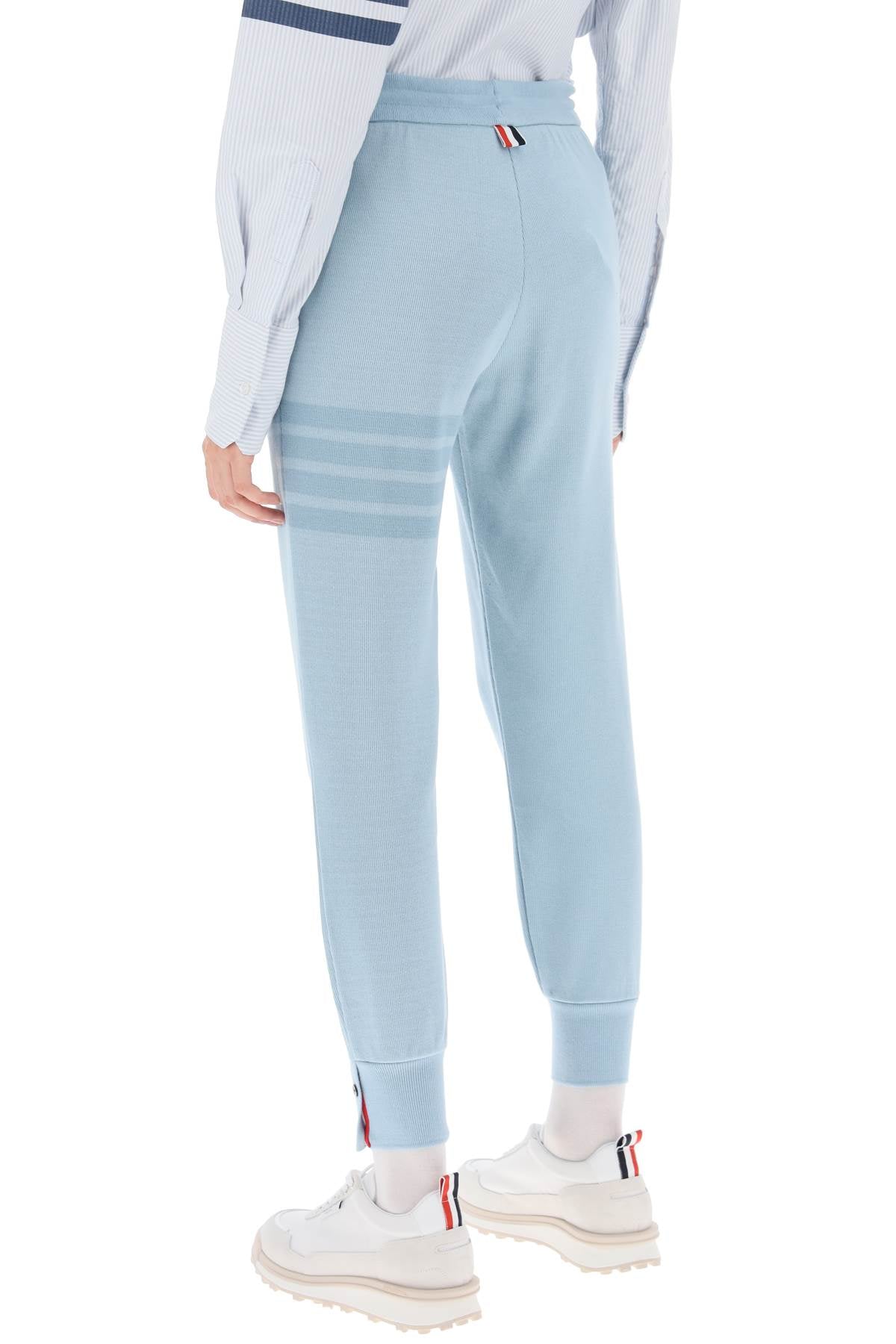 Jogger 4 barres en maille de coton