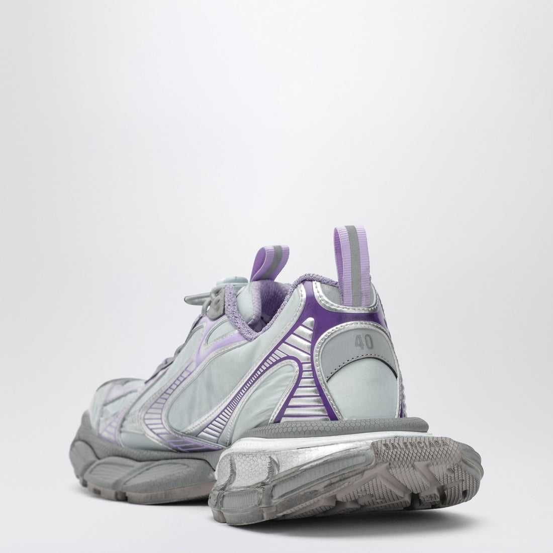 Balenciaga 3XL Aqua, Lilac and Grey Sneakers Multicolor