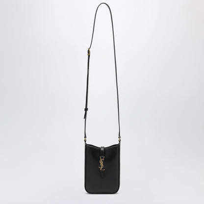 Saint Laurent Black Smooth Leather 5 to 7 Mini Crossbody Bag Black