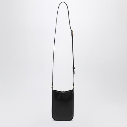 Saint Laurent Black Smooth Leather 5 to 7 Mini Crossbody Bag Black
