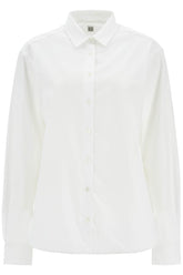 Toteme signature cotton shirt white