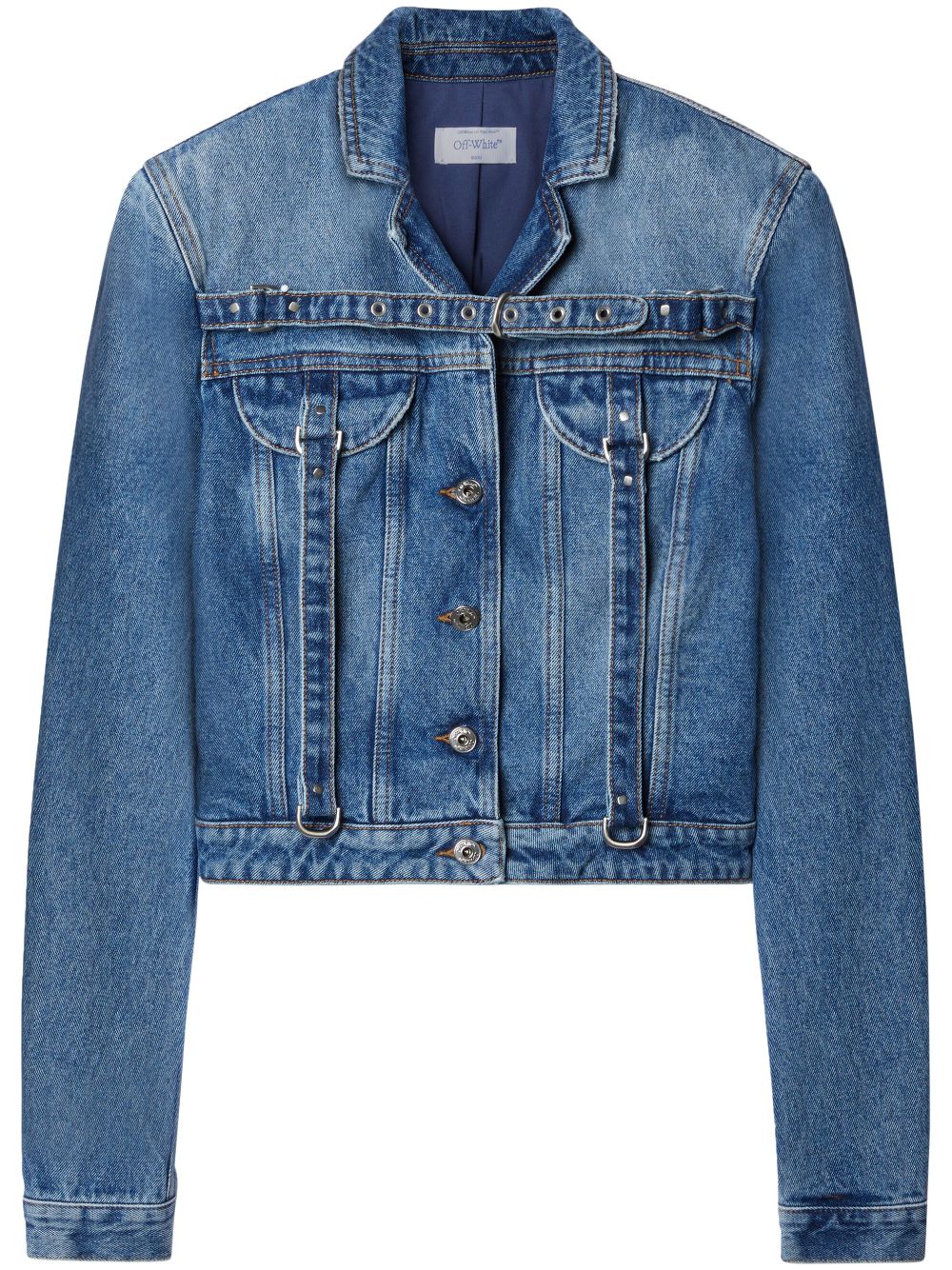 Veste en jean bleu