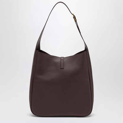 Saint Laurent Large Le 5 à 7 Shoulder Bag in Brown Leather brown