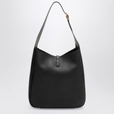 Saint Laurent Large Le 5 à 7 Smooth Black Leather Shoulder Bag Black