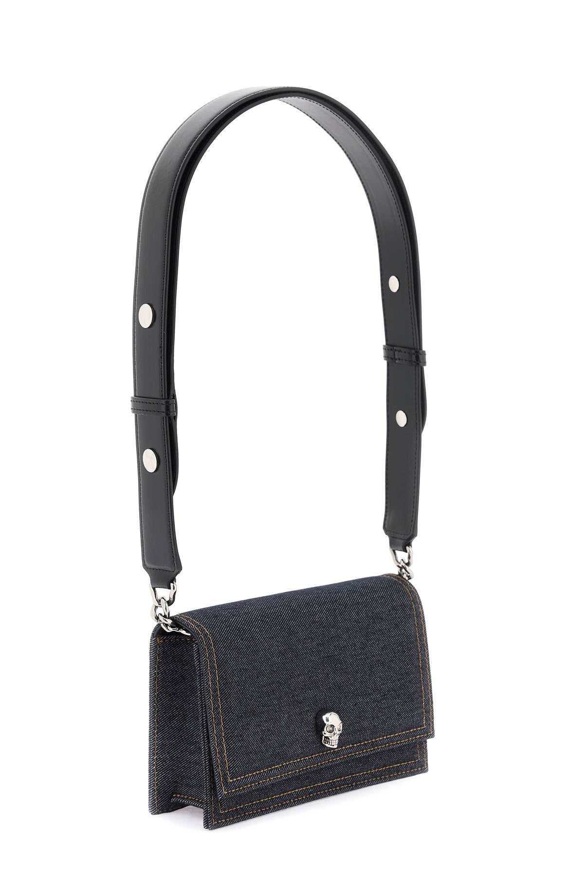 Small Leather Skull Crossbody Bag