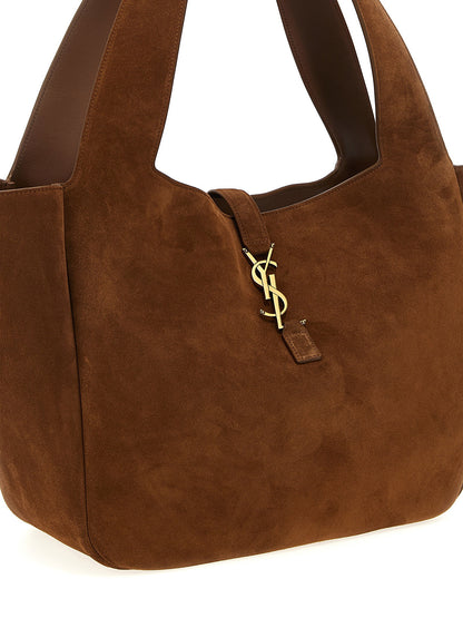 Saint Laurent Le 5 à 7 Bea Shoulder Bag Brown