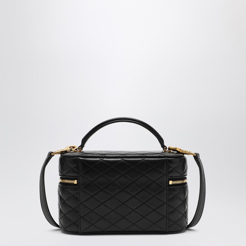 Saint Laurent Black Vanity Gaby Cassandre Quilted Leather Bag Black