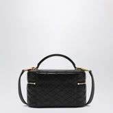 Saint Laurent Black Vanity Gaby Cassandre Quilted Leather Bag Black