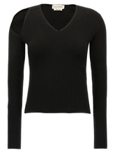 Alexander McQueen Cut-out Sweater Black