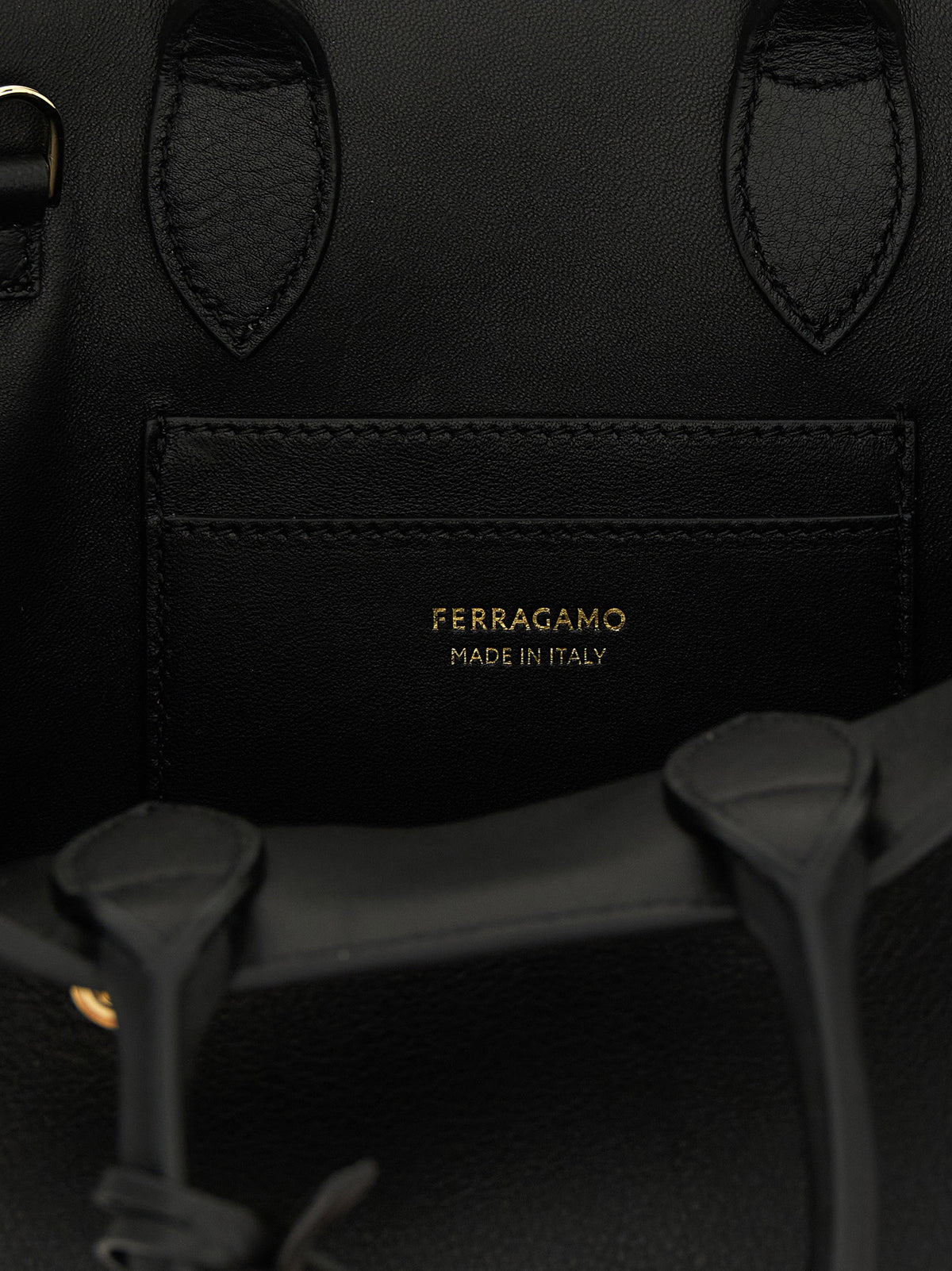 Ferragamo Hug Mini Handbag Black