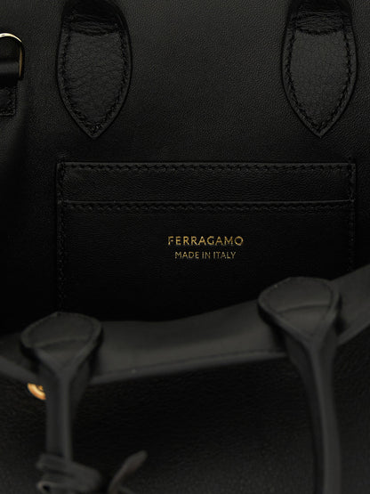 Ferragamo Hug Mini Handbag Black