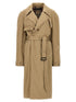 Balenciaga Deconstructed Trench Coat Beige