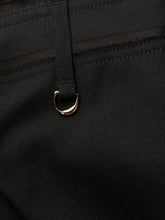 JACQUEMUS Ficelle High-Waist Straight-Leg Virgin Wool Trousers Black Black