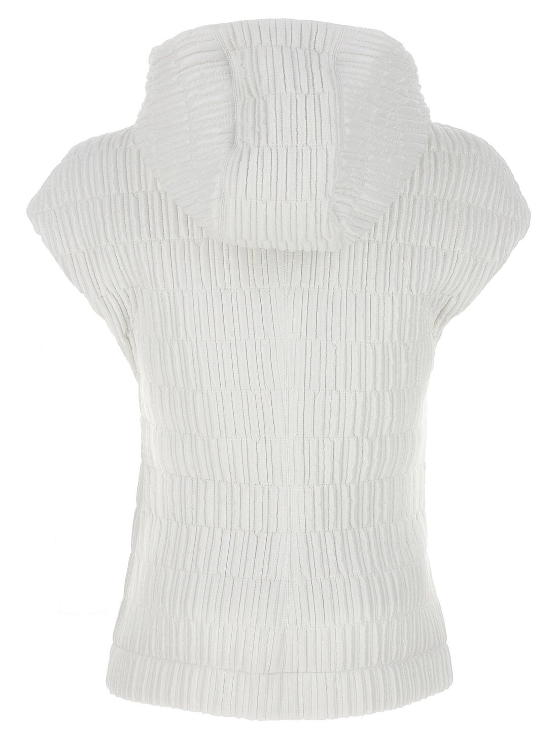 Ferragamo Hooded Vest White