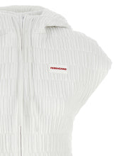 Ferragamo Hooded Vest White
