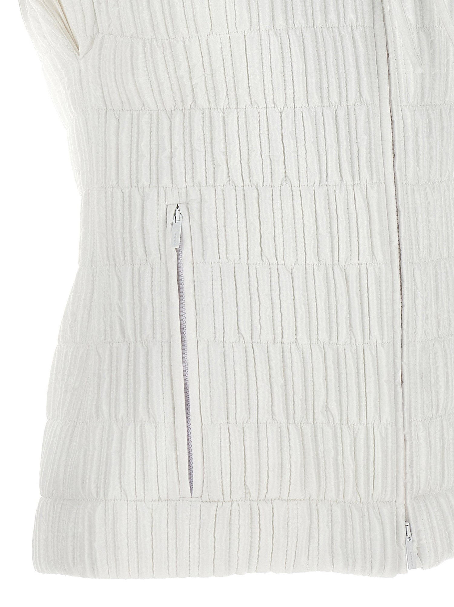 Ferragamo Hooded Vest White