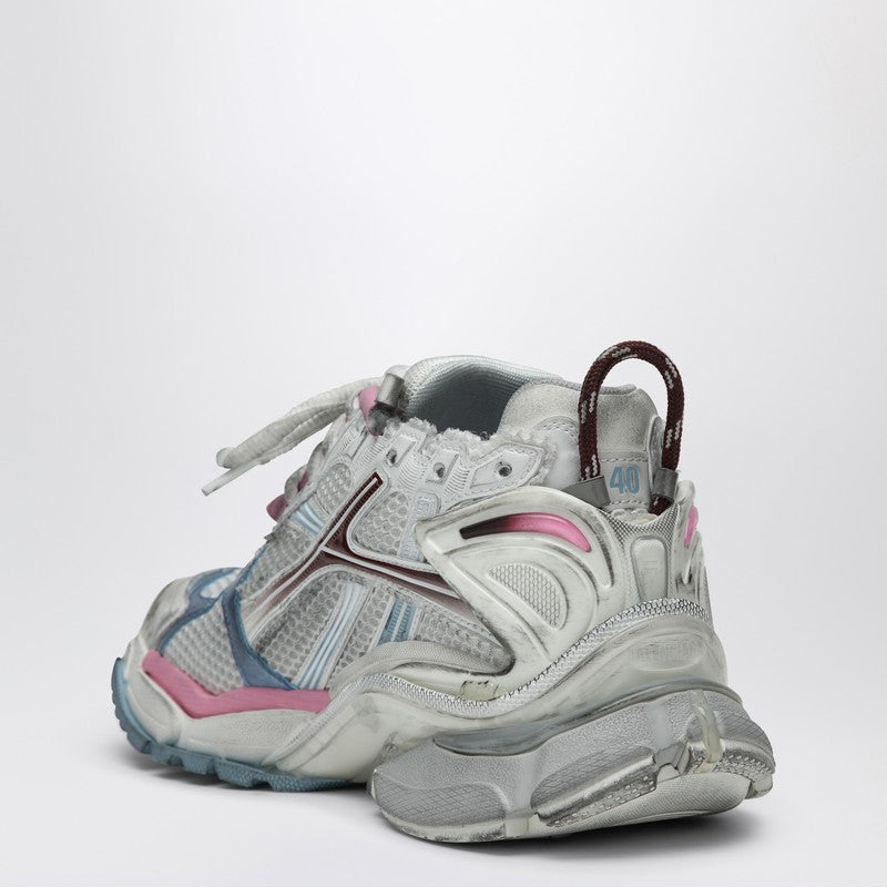 Balenciaga Runner Low-Top Mesh and Nylon Sneakers White