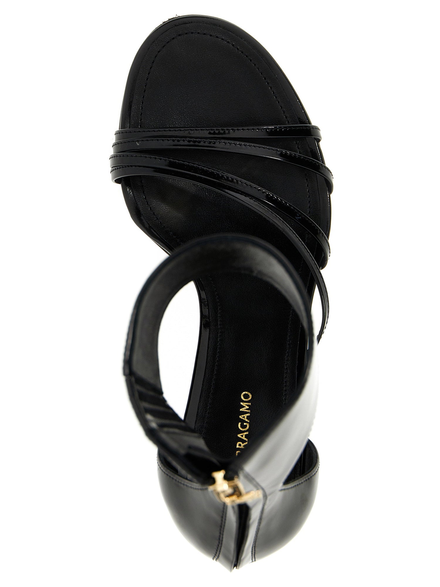 Ferragamo Clethra Sandals Black