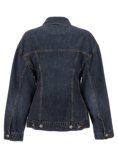 Balenciaga Hourglass Jacket Blue