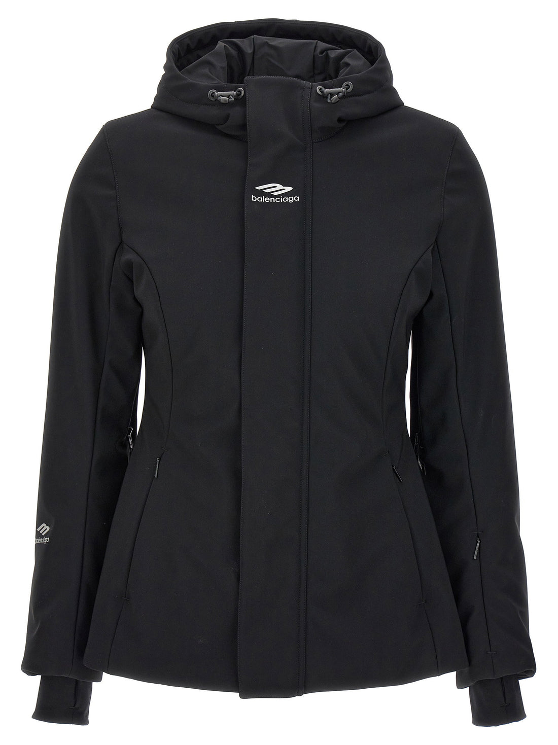 Balenciaga Ski Hourglass 3b Sports Icon Parka Black