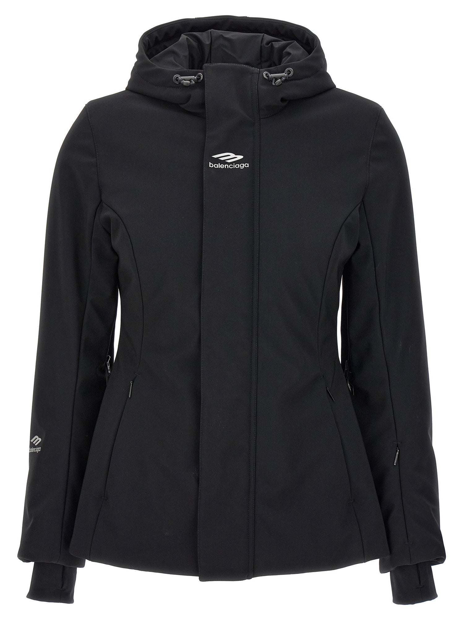Balenciaga Ski Hourglass 3b Sports Icon Parka Black