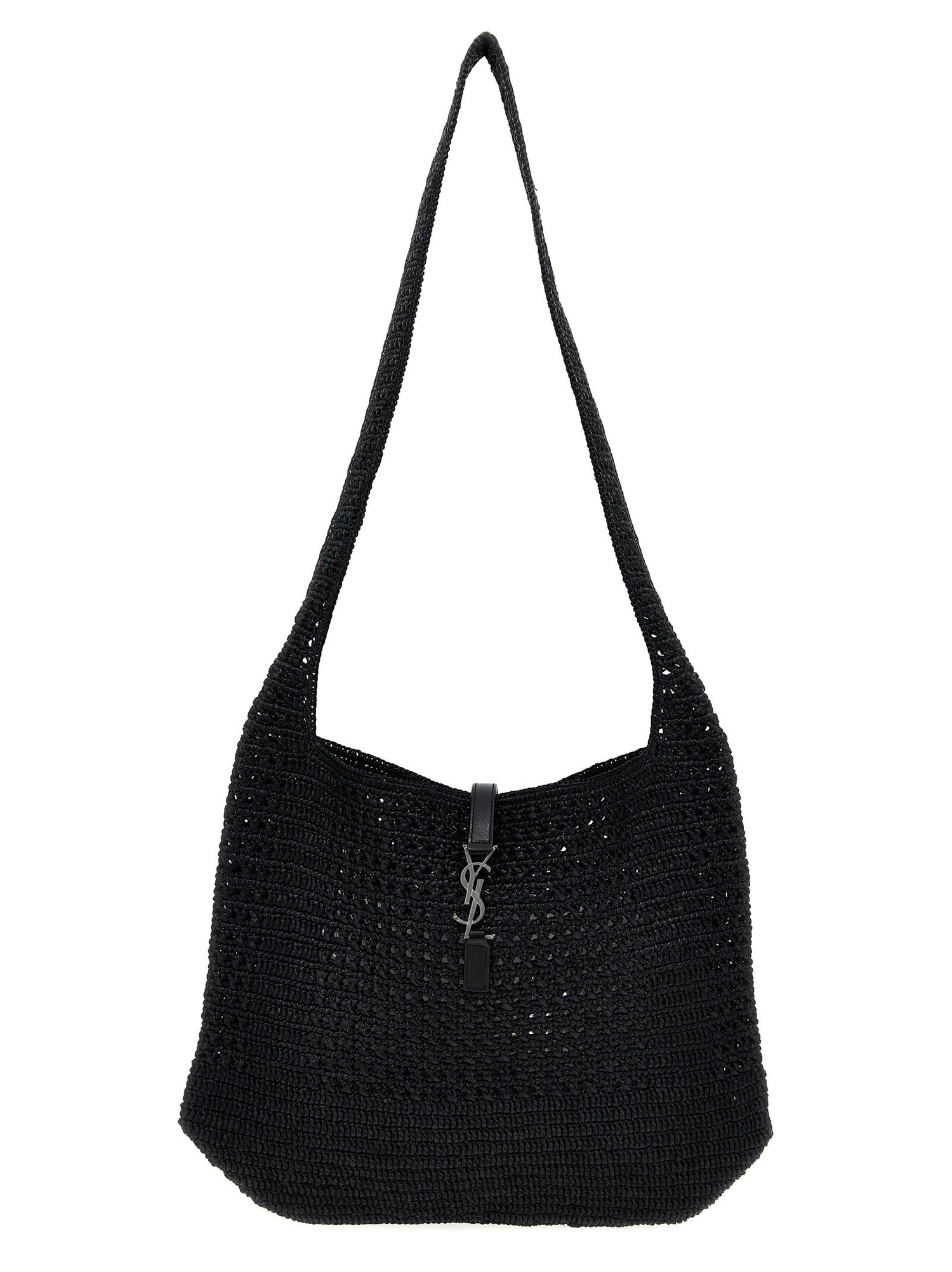 Saint Laurent Le 5 à 7 Midi Shopping Bag Black