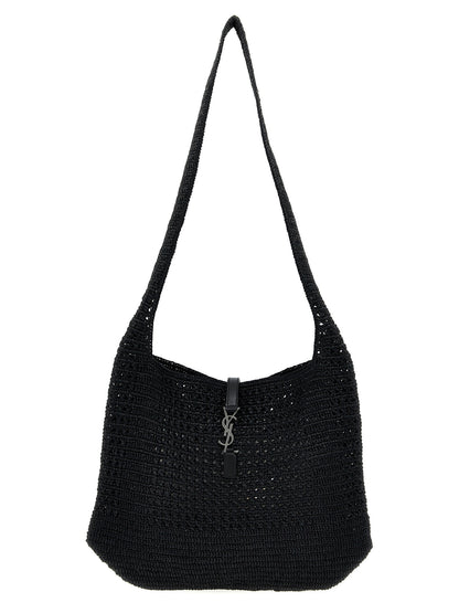Saint Laurent Le 5 à 7 Midi Shopping Bag Black