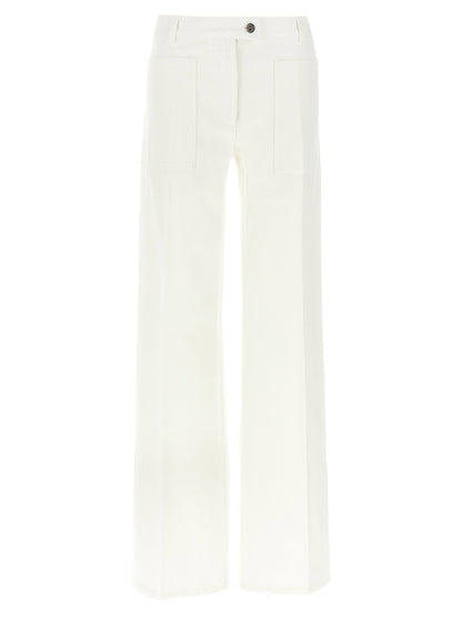 Ferragamo Straight Jeans White