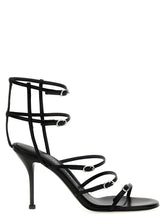Alexander McQueen Strap Leather Sandals Black