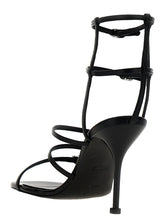 Alexander McQueen Strap Leather Sandals Black