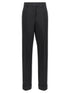 Ferragamo Stretched Pleated Trousers Black