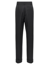 Ferragamo Stretched Pleated Trousers Black