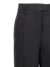 Ferragamo Stretched Pleated Trousers Black