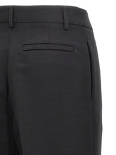 Ferragamo Stretched Pleated Trousers Black