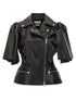 Alexander McQueen Bow Knot Biker Vest Black
