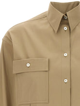 Ferragamo Pannelli Shirt Beige