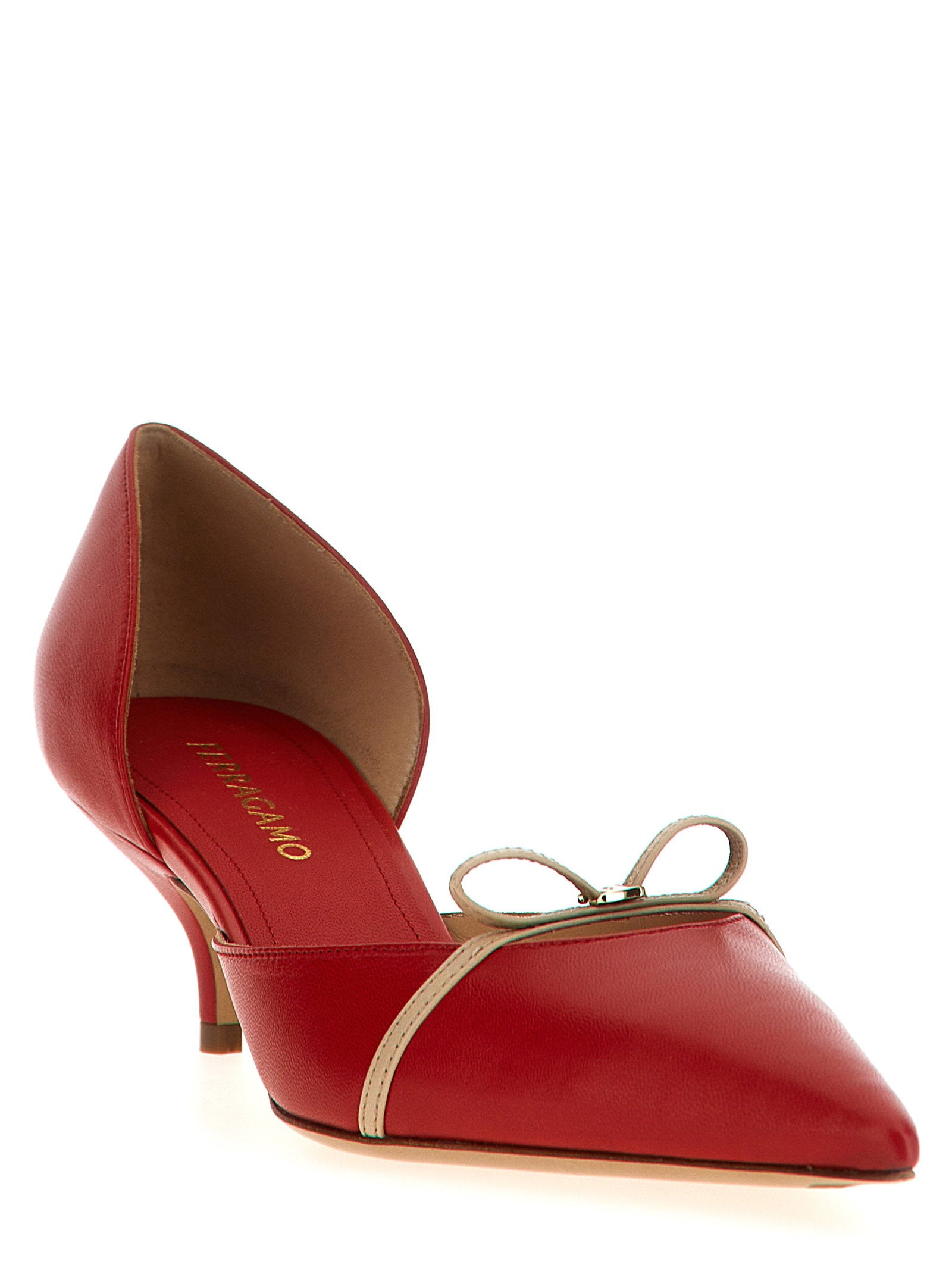 Ferragamo Gyoia Pumps Red