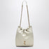 Saint Laurent Jamie 4.3 Lambskin Drawstring Shoulder Bag Cream Yellow