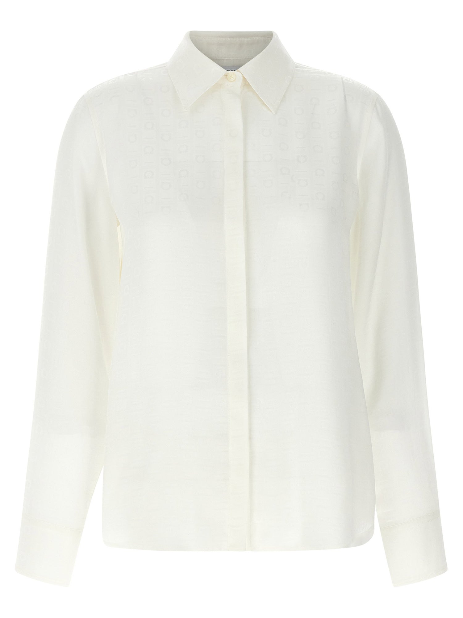 Ferragamo Monogram Shirt White