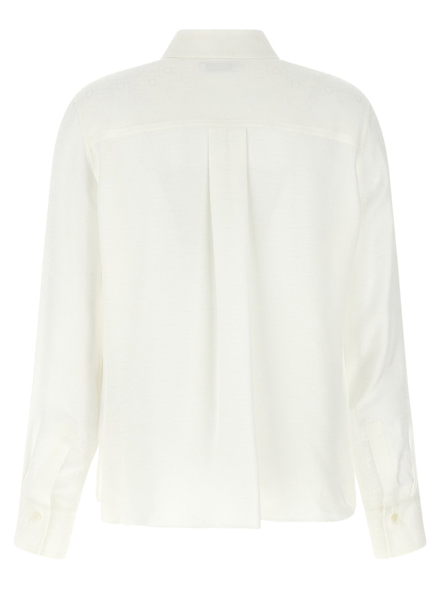 Ferragamo Monogram Shirt White