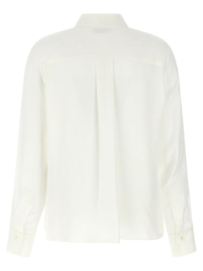 Ferragamo Monogram Shirt White