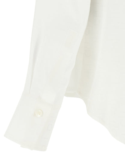Ferragamo Monogram Shirt White