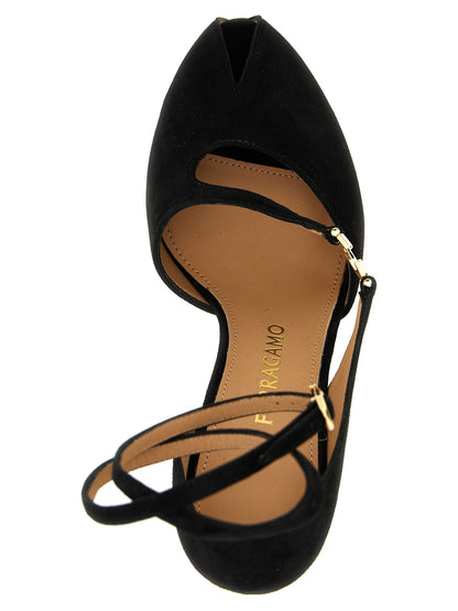 Ferragamo Molly Sandals Black