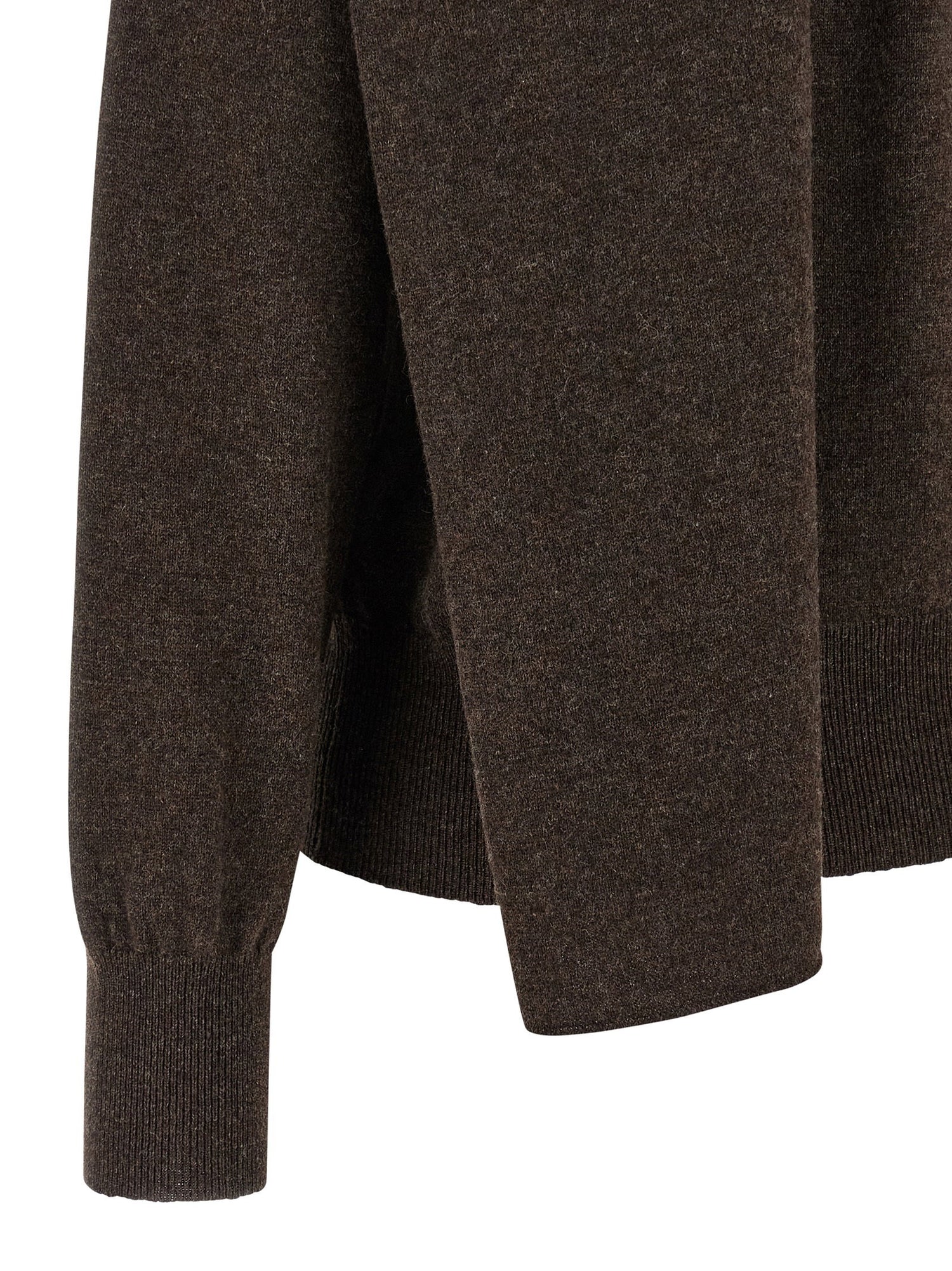 Ferragamo Scarf Cardigan Brown