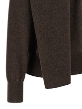 Ferragamo Scarf Cardigan Brown