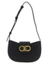 Ferragamo Gabry Shoulder Bag Black