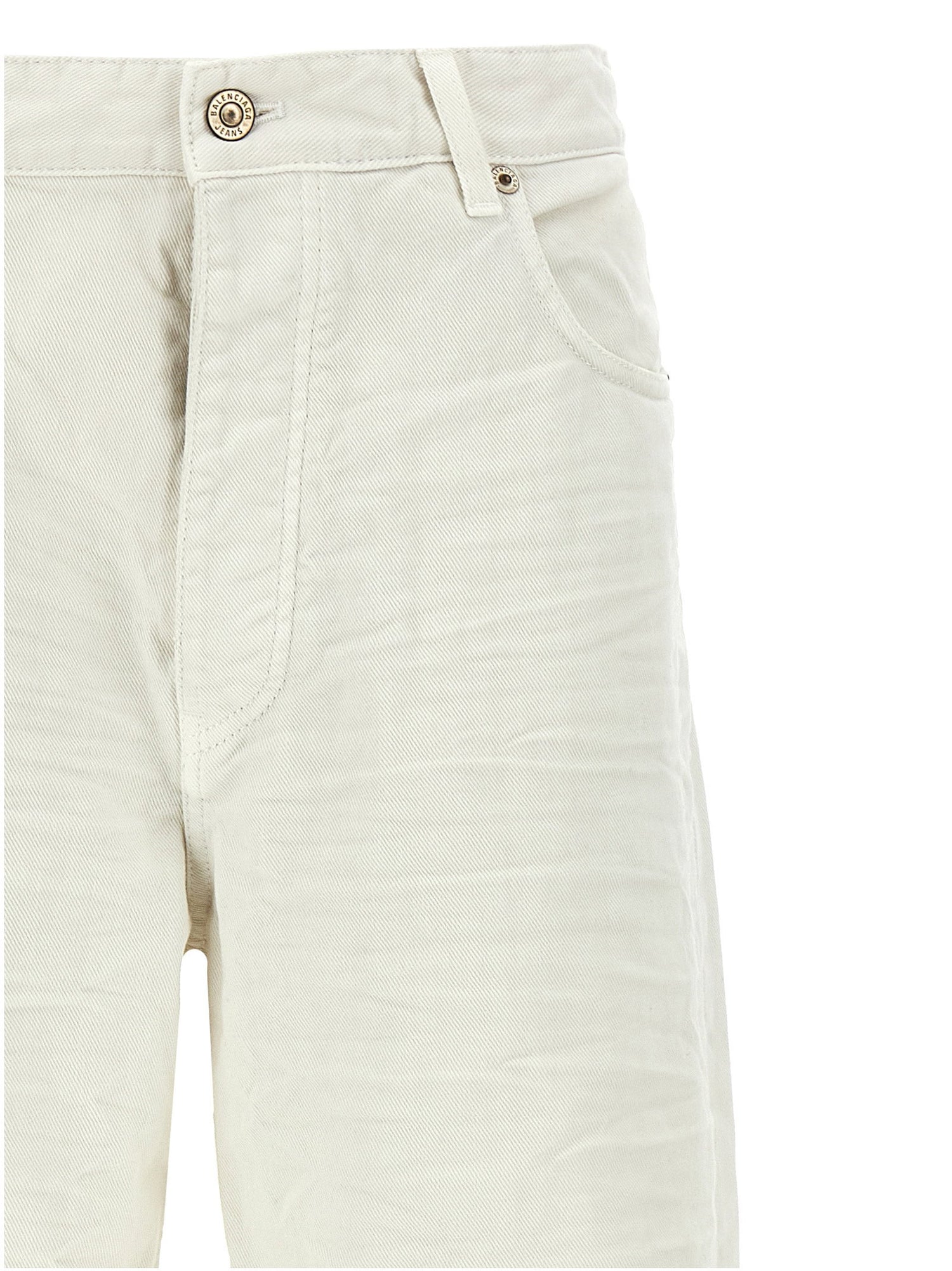 Balenciaga Denim Jeans White
