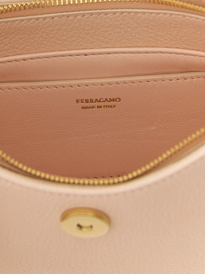 Ferragamo Gabry Shoulder Bag Pink