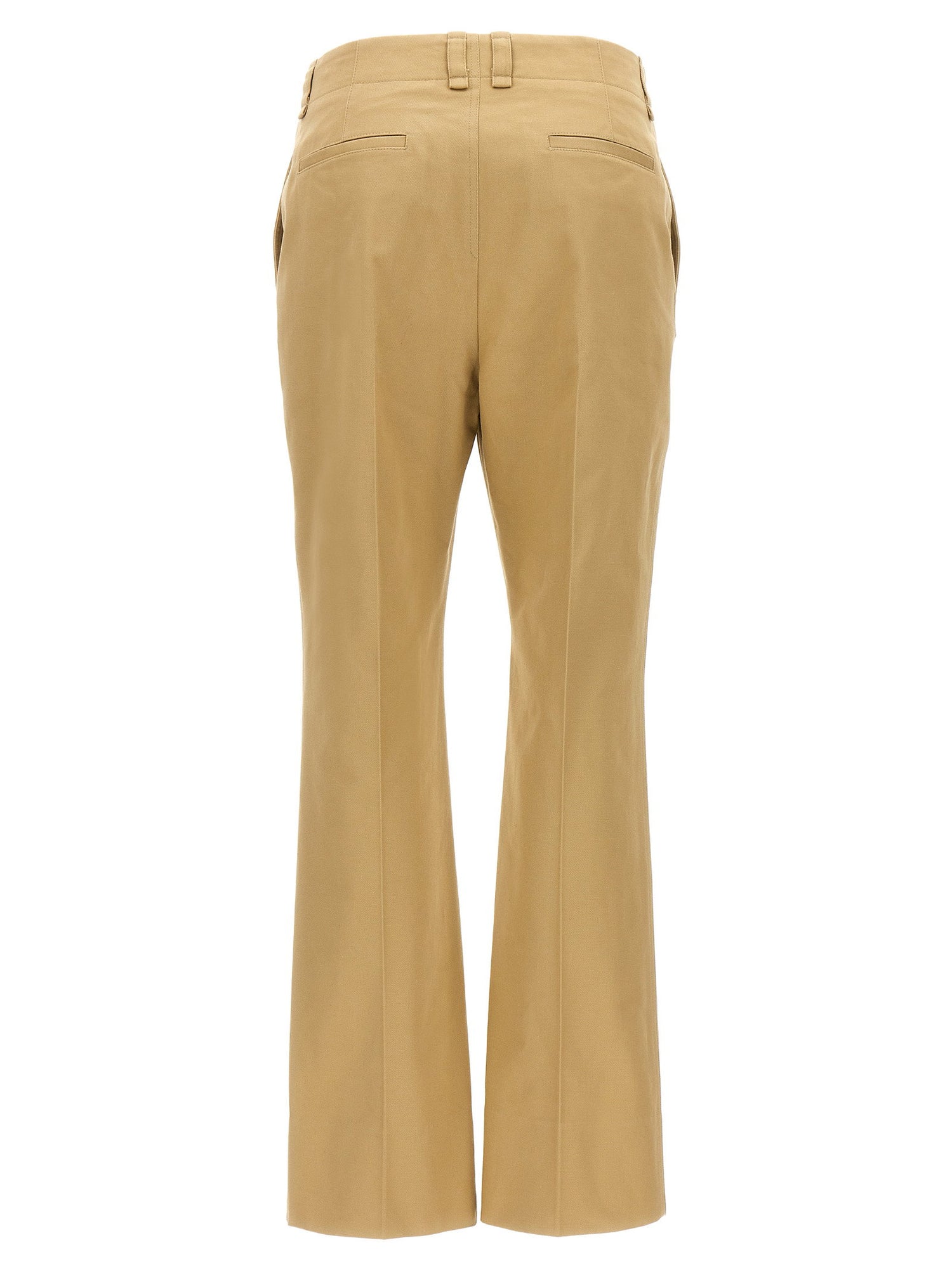 Saint Laurent Drill Pants Beige